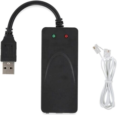 Fax Modem, USB2.0 56K External Modem Driver,Plug and Play USB Modem,Standard and Expanded At Instruction(Dual Port) in Saudi Arabia