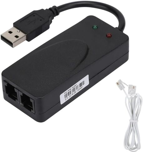 Fax Modem, USB2.0 56K External Modem Driver,Plug and Play USB Modem,Standard and Expanded At Instruction(Dual Port) in Saudi Arabia