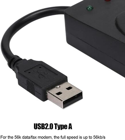 Fax Modem, USB2.0 56K External Modem Driver,Plug and Play USB Modem,Standard and Expanded At Instruction(Dual Port) in Saudi Arabia