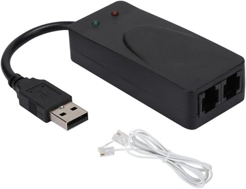 Fax Modem, USB2.0 56K External Modem Driver,Plug and Play USB Modem,Standard and Expanded At Instruction(Dual Port) in Saudi Arabia