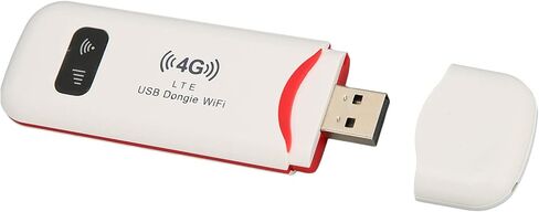 مودم واي فاي USB 4G LTE من Sorandy، جهاز توجيه نقطة اتصال محمول متنقل، نقطة اتصال للسفر مع فتحة لبطاقة Sim، مثالي للسفر وتأجير العطلات والتخييم، ودعم 10 أجهزة in Kuwait