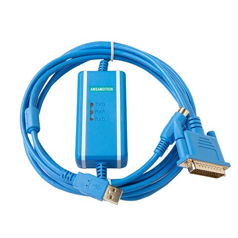 AMSAMOTION USB-SC09 لكابل برمجة Mitsubishi FX/A Series PLC محول رقاقة معزول in Kuwait