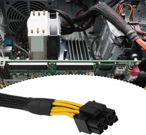 LP4 ذكر إلى وحدة المعالجة المركزية 8(4+4) دبوس EPS-12V ATX ​​محول لإمداد الطاقة كابل محول 50 سنتيمتر للوحة الأم للكمبيوتر الشخصي in Kuwait