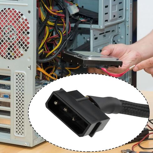 LP4 ذكر إلى وحدة المعالجة المركزية 8(4+4) دبوس EPS-12V ATX ​​محول لإمداد الطاقة كابل محول 50 سنتيمتر للوحة الأم للكمبيوتر الشخصي in Kuwait