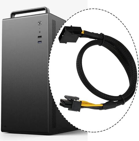 LP4 ذكر إلى وحدة المعالجة المركزية 8(4+4) دبوس EPS-12V ATX ​​محول لإمداد الطاقة كابل محول 50 سنتيمتر للوحة الأم للكمبيوتر الشخصي in Kuwait