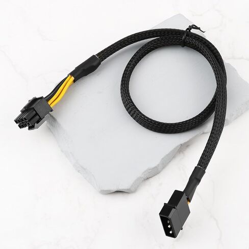 LP4 ذكر إلى وحدة المعالجة المركزية 8(4+4) دبوس EPS-12V ATX ​​محول لإمداد الطاقة كابل محول 50 سنتيمتر للوحة الأم للكمبيوتر الشخصي in Kuwait