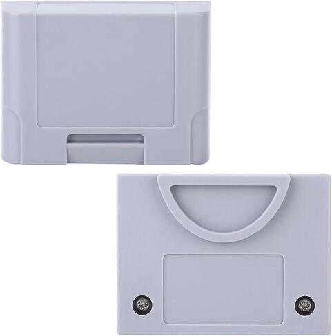 256Kb N64 Memory Card, ABS Controller Memory Cards, Plug and Play Game Console Memory Card Compatible with N64 Game Controller, 1.97 x 1.38 x 0.67in, Grey, 1Pcs in Saudi Arabia