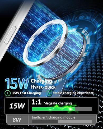 شاحن حامل هاتف Tesla: حامل هاتف سيارة لاسلكي بقدرة 15 وات لملحقات Tesla Model 3/Y 【 أقوى مغناطيس N52 + تصميم قابل للتعديل بزاوية 360 درجة + قابل للطي 】 حامل سيارة لهاتف Magsafe iPhone وAndroid in Kuwait