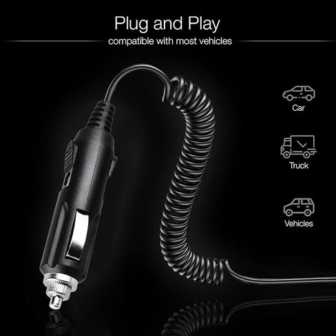 Car DC Charger Compatible with Uniden BP-2500 BP-2500H Ni-MH Rechargeable Bearcat Scanner in Saudi Arabia