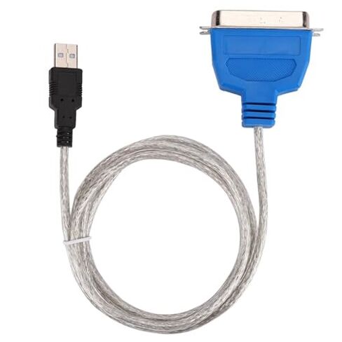 كابل طابعة متوازي USB إلى 25 دبوسًا - محول USB إلى أنثى موصل IEEE 1284 لأجهزة الكمبيوتر المحمول المكتبية التي تدعم نظام التشغيل Windows، ونظام التشغيل Linux، ونقل البيانات ثنائي الاتجاه، بطول 5 أقدام in Kuwait