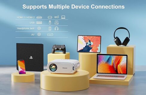 [AI Auto Focus/Auto Lens Cap] Outdoor-Projector-4K with WiFi 6 and Bluetooth:Portable Projector with Auto 6D Keystone & Zoom, Jimveo Native 1080P Movie Proyector 2026 Upgraded in Saudi Arabia