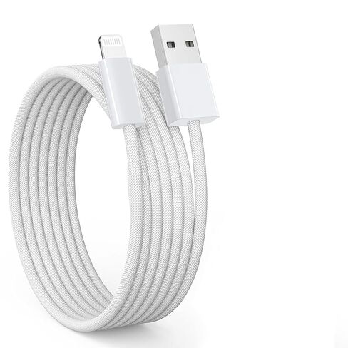 USB-A to Lightning Cable 3.3FT Fast Woven Charging Cord for Apple iPhone 14/13/12/11 XR XS X 8 7 6, iPad 9/8/7/6th, Carplay Charger Cord in Saudi Arabia