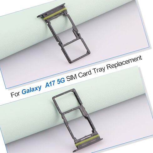 2 قطعة شريحة بطاقة Sim لهاتف Samsung Galaxy A17 5G SM-A176 علبة بطاقة SD لهاتف Galaxy A17 5G SM-A176B SM-A176U SM-A176E استبدال حامل فتحة مع دبوس إخراج مفتوح (أسود) in Saudi Arabia