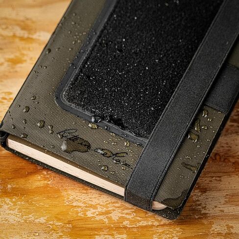 Rite in the Rain Weatherproof Tracker Tactical Kit: Olive Green TPU Field Cover, Hook & Loop Patch Compatible, with 4.625" x 7.25" Tan Tactical Notebook (No. M980T-SET) in Saudi Arabia
