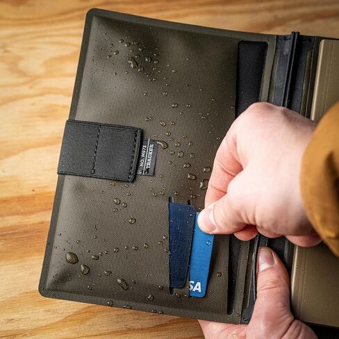 Rite in the Rain Weatherproof Tracker Tactical Kit: Olive Green TPU Field Cover, Hook & Loop Patch Compatible, with 4.625" x 7.25" Tan Tactical Notebook (No. M980T-SET) in Saudi Arabia