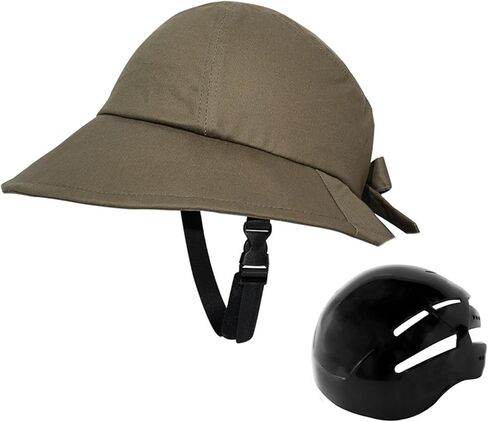 Woman Cycling Hat Stylish Bicycles Helmets with Wide Brims Sun Hat Breathable Hat Type Helmets for Cycling and Riding in Saudi Arabia
