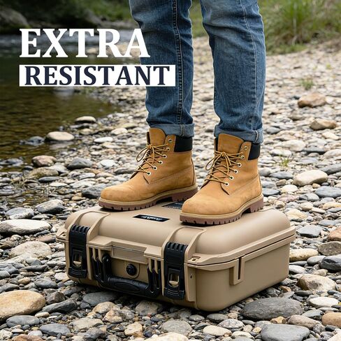 Starlink Mini Case Travel, IP67 Waterproof Hard Shell Carrying Case for Starlink Mini Accessories with Custom Cut EVA Foam, Shockproof Protective for Outdoor Hiking, RV Camping Trip in Saudi Arabia