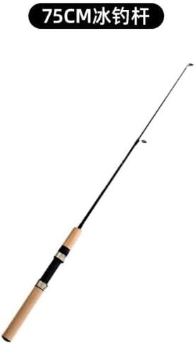 ICE Fishing Rod,Winter Fishing Rods Ice Fishing Rods Pen Pole Lures Fishing Tackle Spinning Casting Hard Rod Without Reel Useful and Practical Fishing Rod and Reel Combos Hunting and Fishing (75cm) in Saudi Arabia