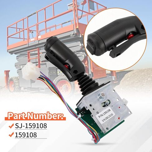 SJ-159108 وحدة تحكم عصا التحكم متوافقة مع Skyjack SJIII3215 SJIII3219 SJII3220 SJIII3226 SJIII4620 SJIII4626 SJIII4632 SJ3220 SJ3226 SJ46XX مقصية 159108 123994 in Kuwait