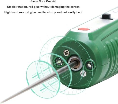 Electric Glue Removal Tool for Smartphone Screen Repair with Adjustable Speed LED Lights Portable OCA Glue Remover Kit for Phone Screen Replacement Assembly Dry Adhesive Removal Machine in Saudi Arabia