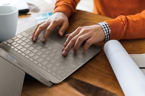 Logitech Combo Touch Detachable 10th Gen iPad Keyboard Case with Large Precision Trackpad, Full-Size Backlit Keyboard, and Smart Connector Technology - Sand in Saudi Arabia