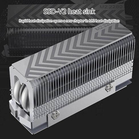 حل تبريد فعال M.2 2280 SSD Heatsink مع عازل حراري من السيليكون بقدرة 14.8W/K لـ M.2 SSD Cool in Kuwait
