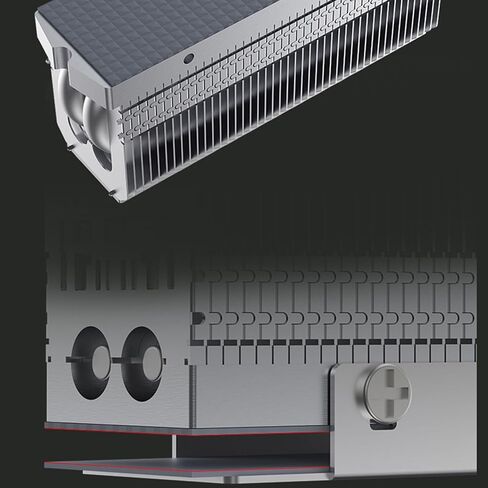 حل تبريد فعال M.2 2280 SSD Heatsink مع عازل حراري من السيليكون بقدرة 14.8W/K لـ M.2 SSD Cool in Kuwait