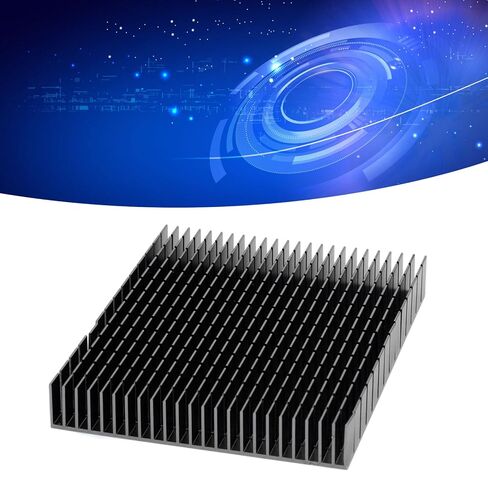 Aluminum CPU Heatsink Cooler 150x120x20mm Black PCB Cooling for Computer System in Saudi Arabia