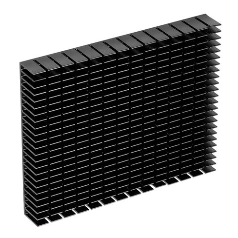 Aluminum CPU Heatsink Cooler 150x120x20mm Black PCB Cooling for Computer System in Saudi Arabia