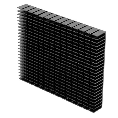 Aluminum CPU Heatsink Cooler 150x120x20mm Black PCB Cooling for Computer System in Saudi Arabia