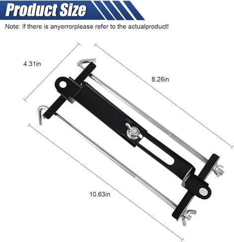 Car Battery Hold Down Kit, Adjustable Batteries Tie Down Holder, Universal Battery Crossbar with J Bolt, Car Battery Holder Bracket Kit for SUVs Cars Trucks (10.6"/270mm Bolt) in Saudi Arabia