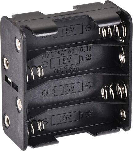 uxcell Battery Case Storage Box 8 Slots x 1.5V Battery Holder for 8 x AA Battery with Standard Snap Connector in Saudi Arabia
