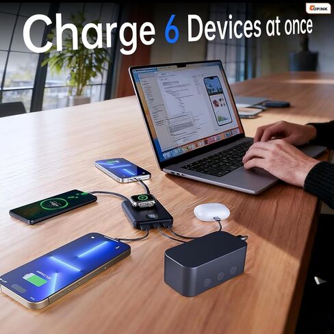 COPINK 15000mAh Mini Portable Charger Power Bank [for Apple Watch],Grey in Saudi Arabia