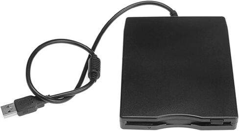 USB Floppy Disk Drive Portable External Diskette Driver with for Fast Data Transfer Compatible with Operating Systems Lightweight and Compact Design Black in Kuwait