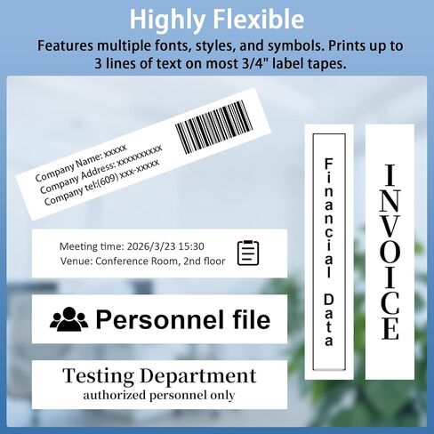 TZe-241 Tape 18mm 0.7 Laminated White Replacement for Brother P-Touch Label Maker TZe241 Black on White 3/4 Inch Label Tape Work with Brother PT-D400 PT-D410 PT-D610BT PTD600 Refill, 4 Pack in Saudi Arabia
