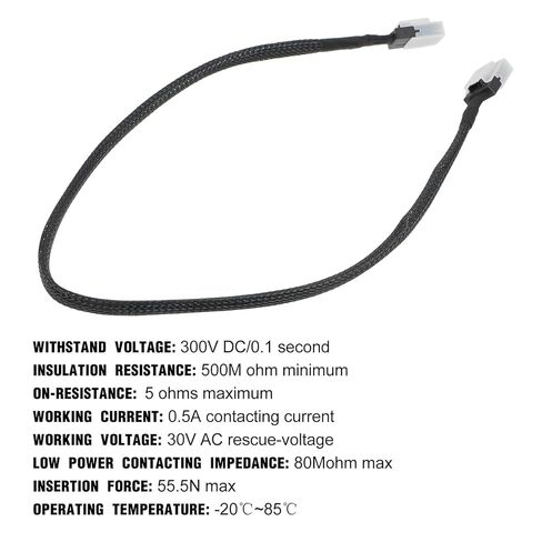 balacoo Mini SAS Mini SAS Cable 0.5m 12gbps Internal 36 Pin Data Storage Cord for Server Host Bus Adapter Das Systems in Saudi Arabia