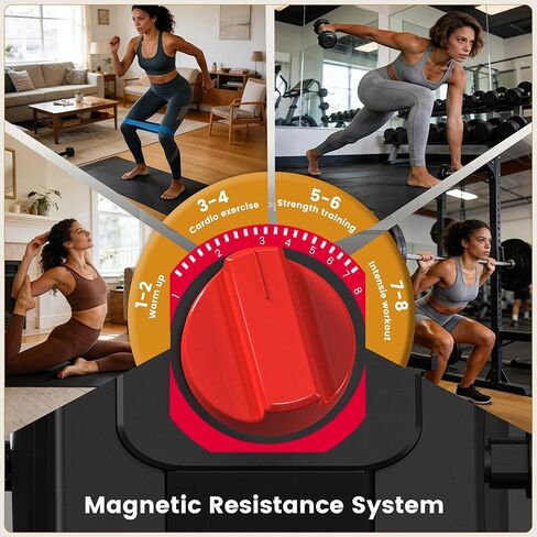 Recumbent Exercise Bike for Home, Recumbent Bikes for Seniors Gym, Quiet Recumbent Stationary Bikes for Seniors 400LBS Capacity, Adjustable Seat & Backrest, 8-Level Resistance & LCD Display in Kuwait