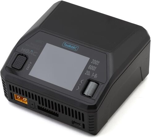ToolkitRC M8AC 600W 20A 1-8S AC/DC شاحن ذكي - XT60-2.5 - أسود in Kuwait