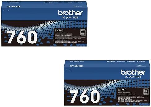 Brother Genuine TN760 High Yield Black Toner Cartridge 2-Pack in Saudi Arabia