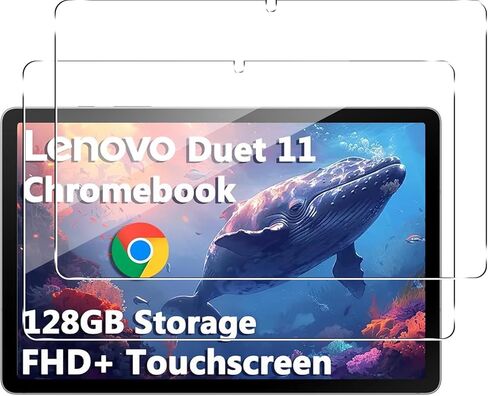 Murmure [عبوة من قطعتين واقي شاشة لجهاز Lenovo Chromebook Duet Gen 9 11 بوصة، صلابة 9H [وضوح عالي الدقة] طبقة شاشة زجاجية مقاومة للخدش، سهلة التركيب، خالية من الفقاعات in Kuwait