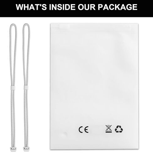 Costyleen 2 Pack Meta Quest 3/3S Adjustable Wrist Straps - Durable Secure Controller Straps, Easy Installation, White in Kuwait