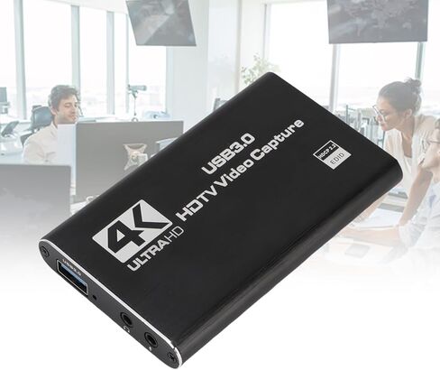 بطاقة فيديو USB عالية الدقة بدقة 4K مع مخرج فيديو 1080P للبث عبر الإنترنت، مثالية للاجتماعات عبر الإنترنت، مادة سبائك الألومنيوم in Kuwait