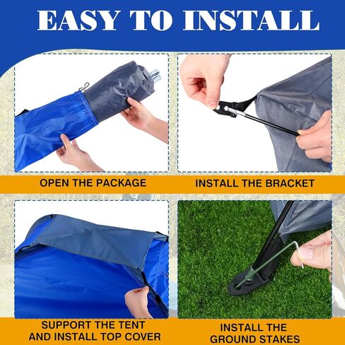 SATINIOR 10 Pack 2 Person Tents for Homeless Bulk Homeless Backpacking Supplies Lightweight Tent Waterproof Windproof Setup with Stakes Carrying Bag for Camping Charitable Donation in Saudi Arabia