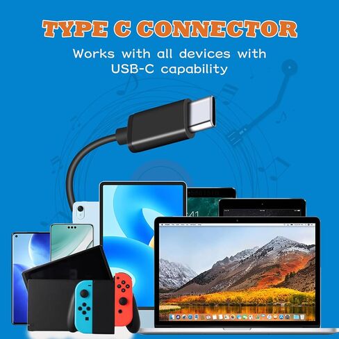 سماعات رأس USB-C، 30 حزمة مناسبة للفصول الدراسية والمدرسة والأطفال والمراهقين، سماعات رأس USB من النوع C متوافقة مع الوسادة والهواتف الذكية (متعددة الألوان) in Kuwait