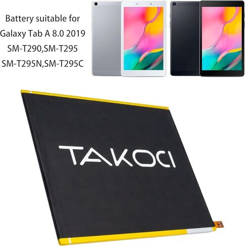 5100mAh Replacement Battery for Samsung Galaxy Tab A 8.0 2019 SM-T290 SM-T295 SM-T295C SM-T295N in Saudi Arabia