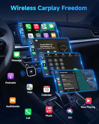 محول carplay اللاسلكي، سهل التوصيل والتشغيل in Kuwait