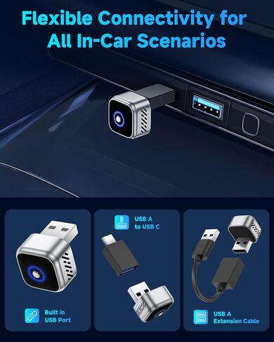 محول carplay اللاسلكي، سهل التوصيل والتشغيل in Kuwait