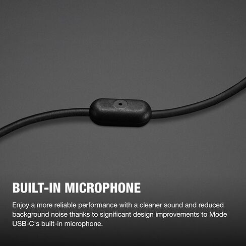 سماعات أذن سلكية USB-C من Marshall Mode - ميكروفون مدمج وملاءمة قابلة للتخصيص وسلك مقاوم للتشابك ومحركات ديناميكية | مساعد صوت | اتصال يو اس بي in Kuwait