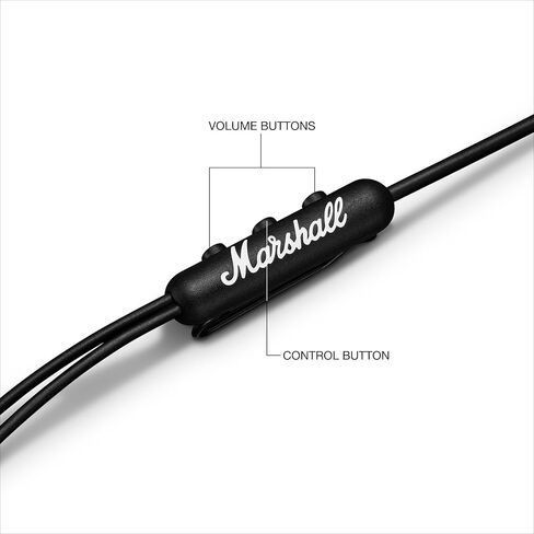 سماعات أذن سلكية USB-C من Marshall Mode - ميكروفون مدمج وملاءمة قابلة للتخصيص وسلك مقاوم للتشابك ومحركات ديناميكية | مساعد صوت | اتصال يو اس بي in Kuwait