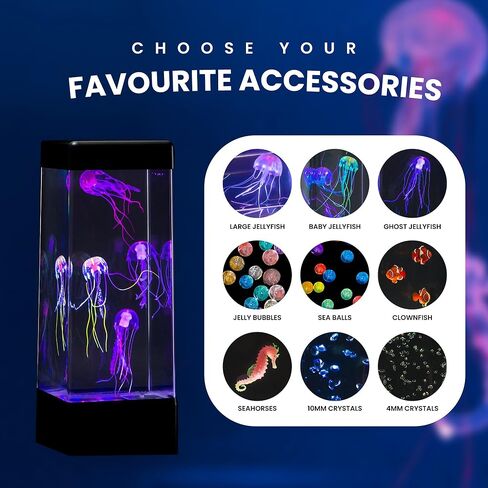 مجموعة إكسسوارات JINX LUMINUS JELLYFISH (فرس البحر + كرات البحر + فقاعات الجيلي) in Saudi Arabia
